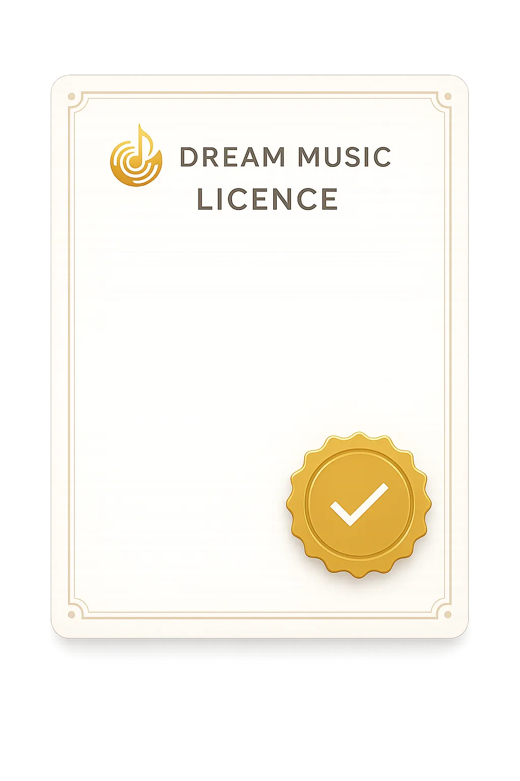 Dream Music Music License