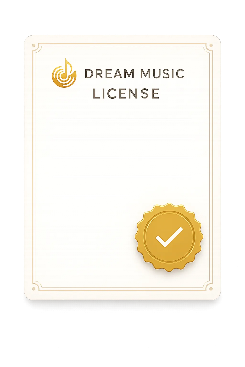 Dream Music Music License